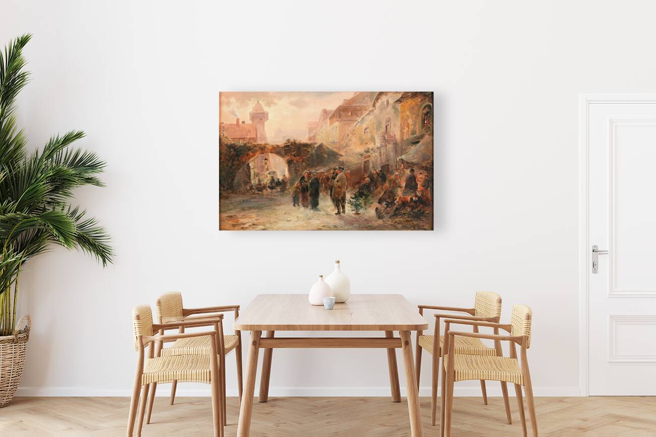 At Christmas Time by Emil Barbarini [1855–1933] Reproduction