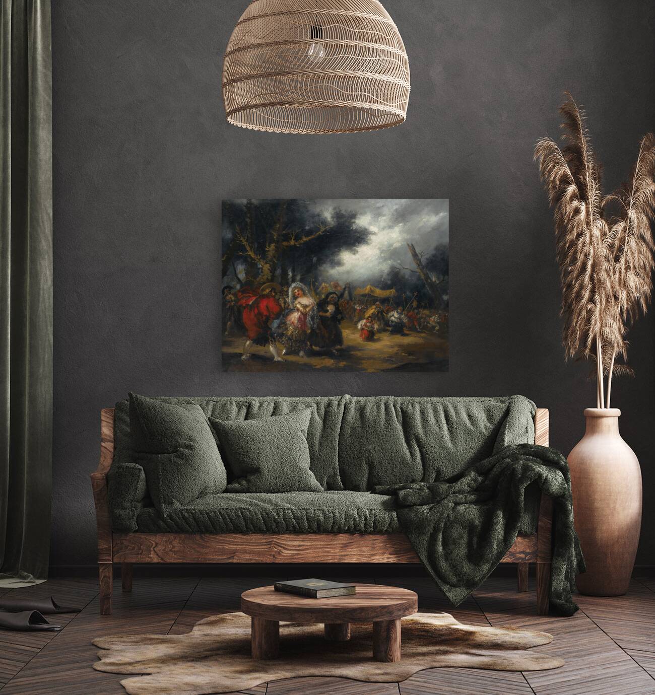 La Procesión [The Procession] by Eugenio Lucas Villamil [1858–1918] Reproduction