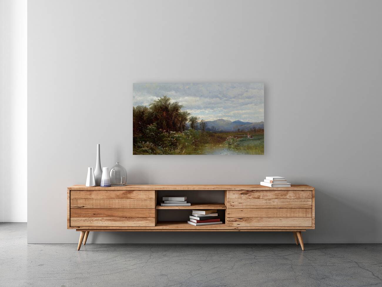 North Conway. New Hampshire [c. 1858] by Alfred Thompson Bricher [1837–1908] Reproduction