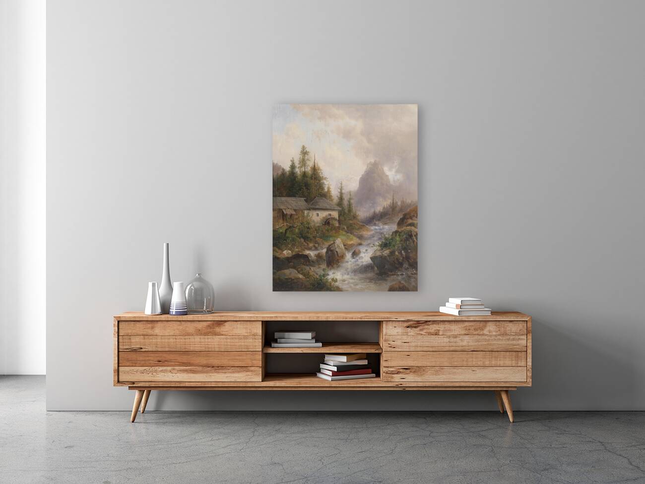 Mühle aus dem Hollthall by Emil Barbarini [1855–1933] Reproduction