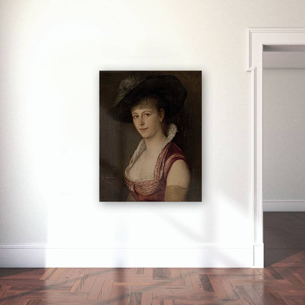 Portrait Bertha Linda [1883] by Gustav Gaul [1836–1888] Reproduction