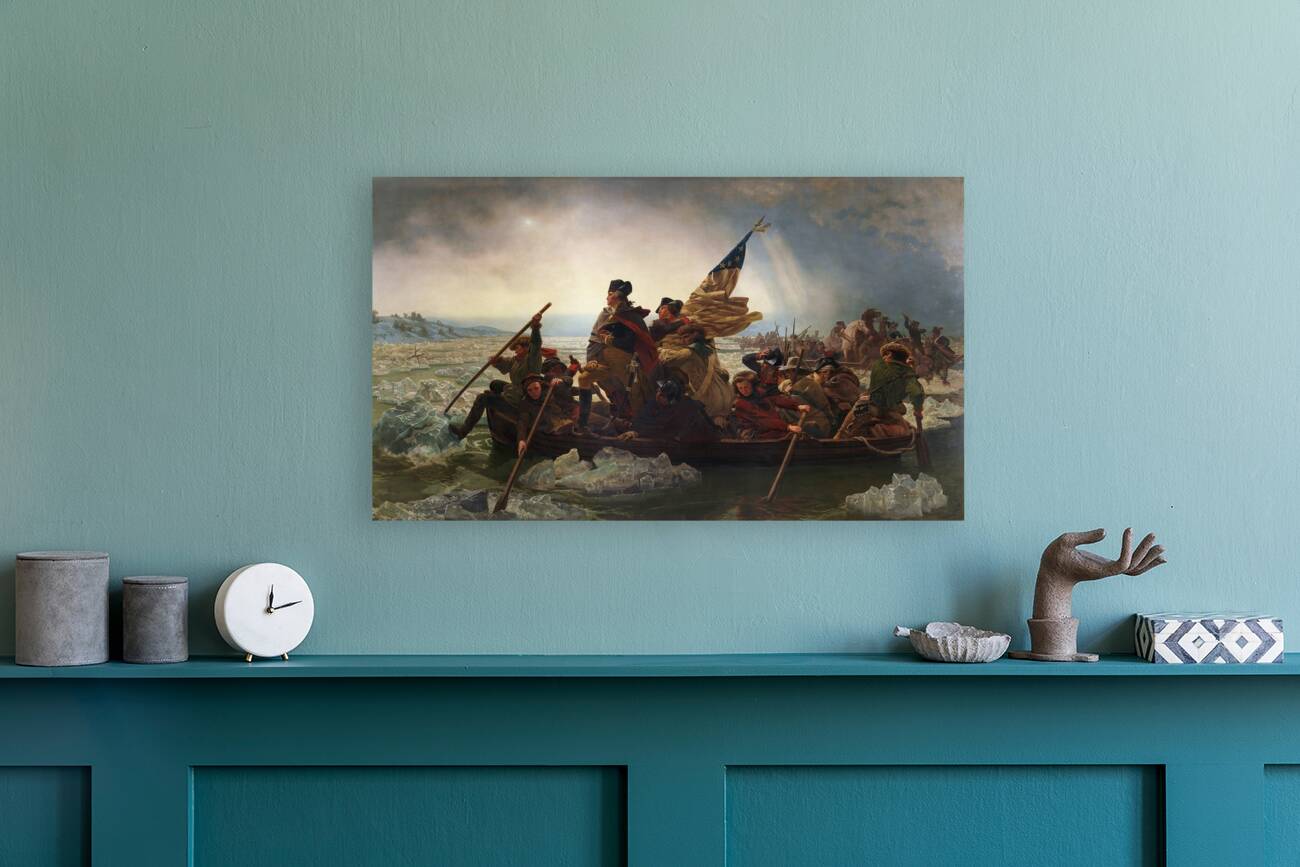 Washington Crossing the Delaware [1851] by Emanuel Gottlieb Leutze [1816–1868] Reproduction