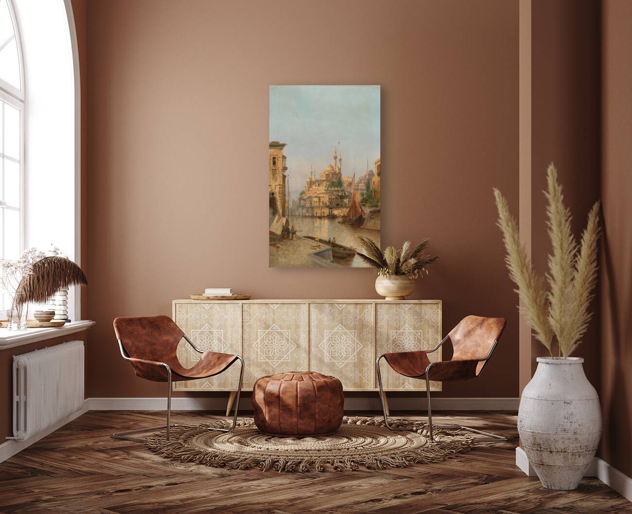 Partie Aus Istanbul [1899] by Karl Kaufmann [1843–1905] Reproduction