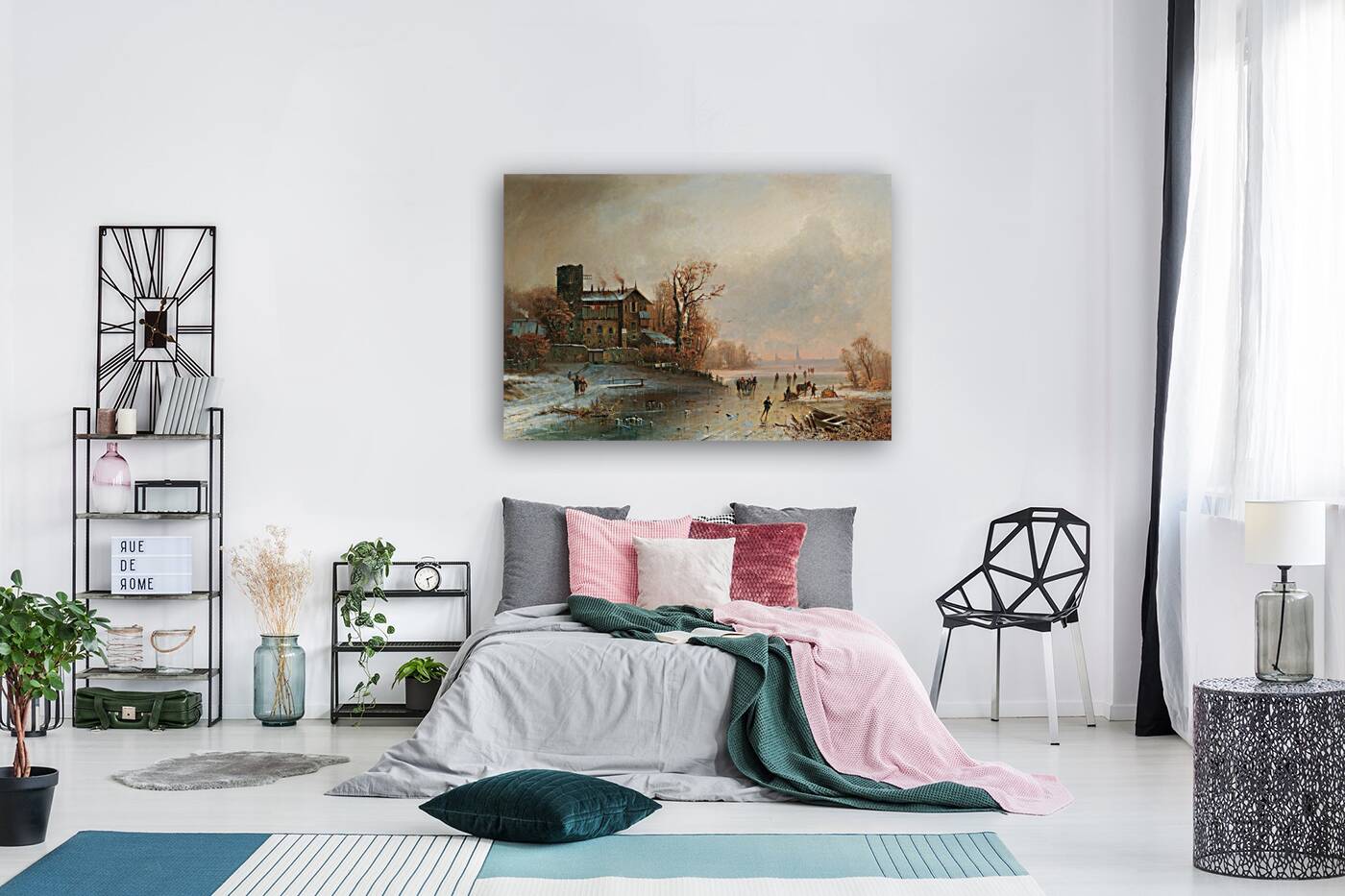 Winter pleasures by Anton Doll [1826–1887] Reproduction