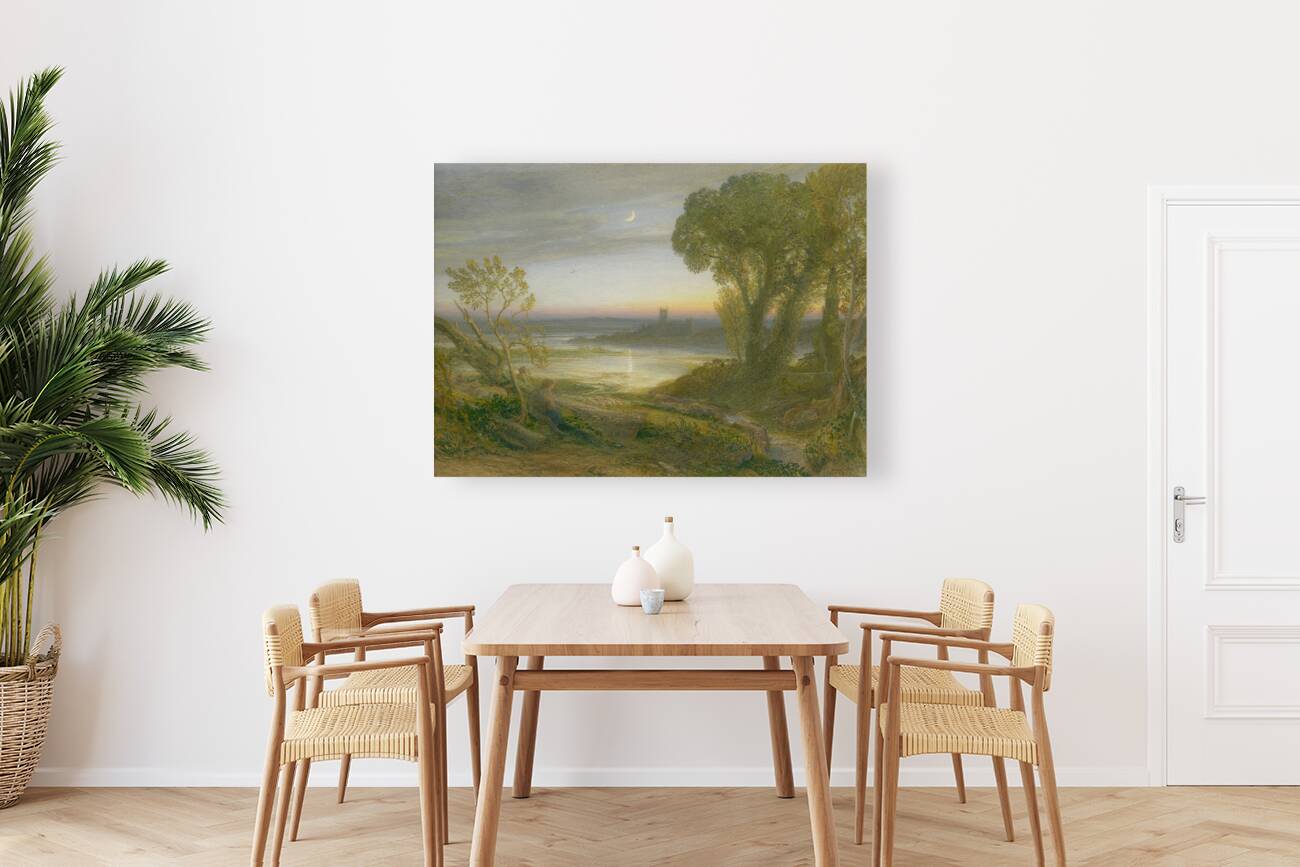 The Curfew [1870] by Samuel Palmer [1805–1881] Reproduction