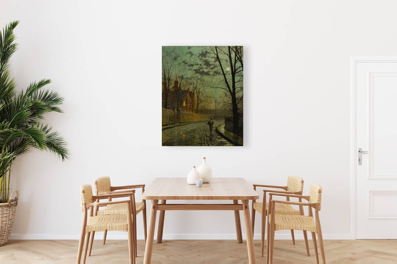 After The Shower by John Atkinson Grimshaw [1836–1893] Reproduction