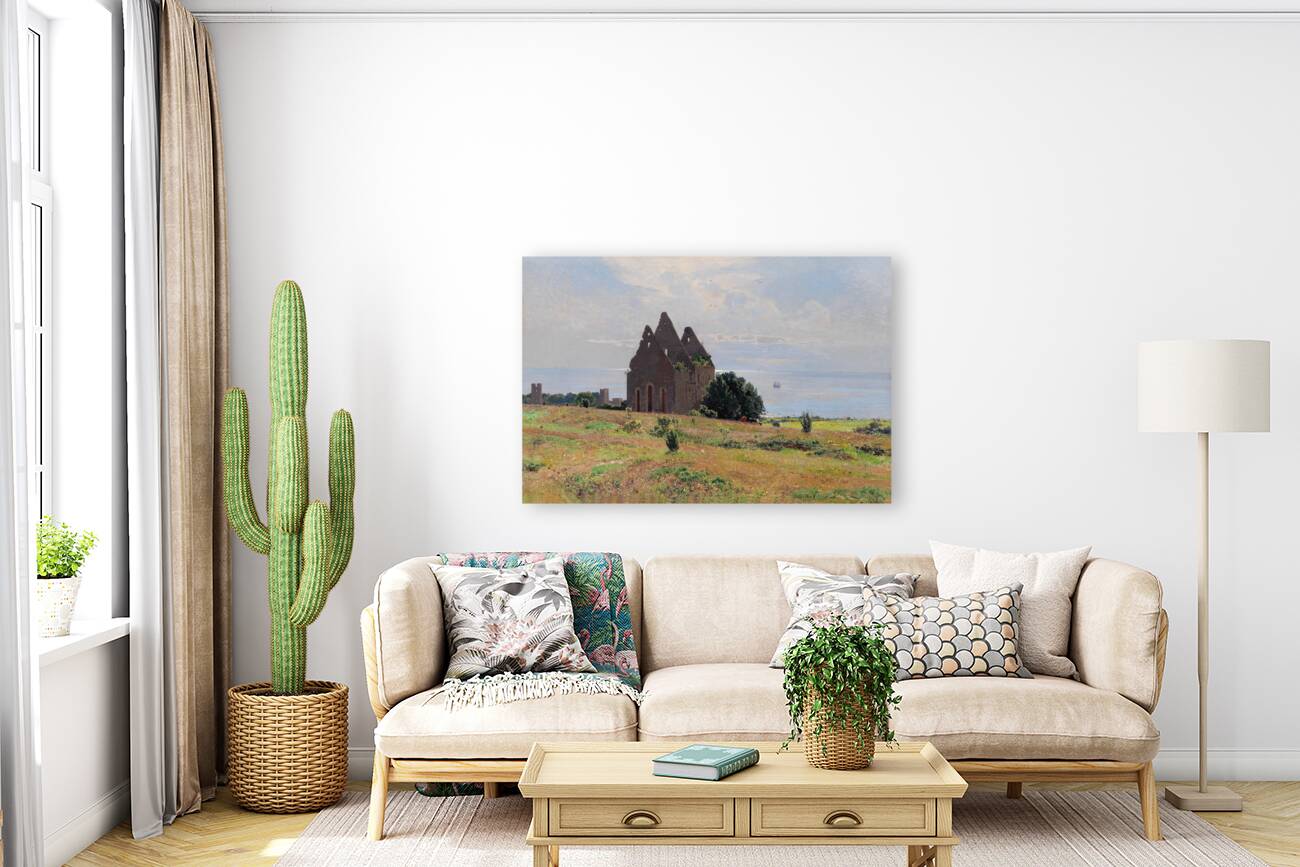 Sommertag an der Küste von Gotland by Otto Strützel [1855–1930] Reproduction