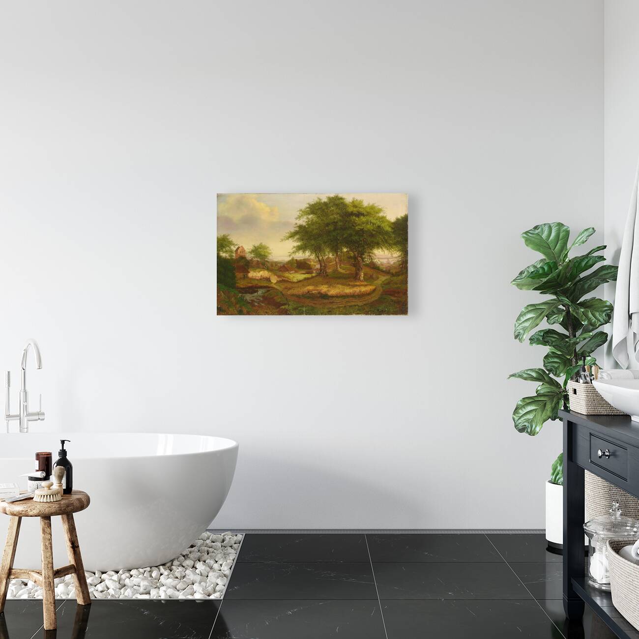 Parti Fra Nordsjælland by Carl Georg Scheuermann [1803–1859] Reproduction