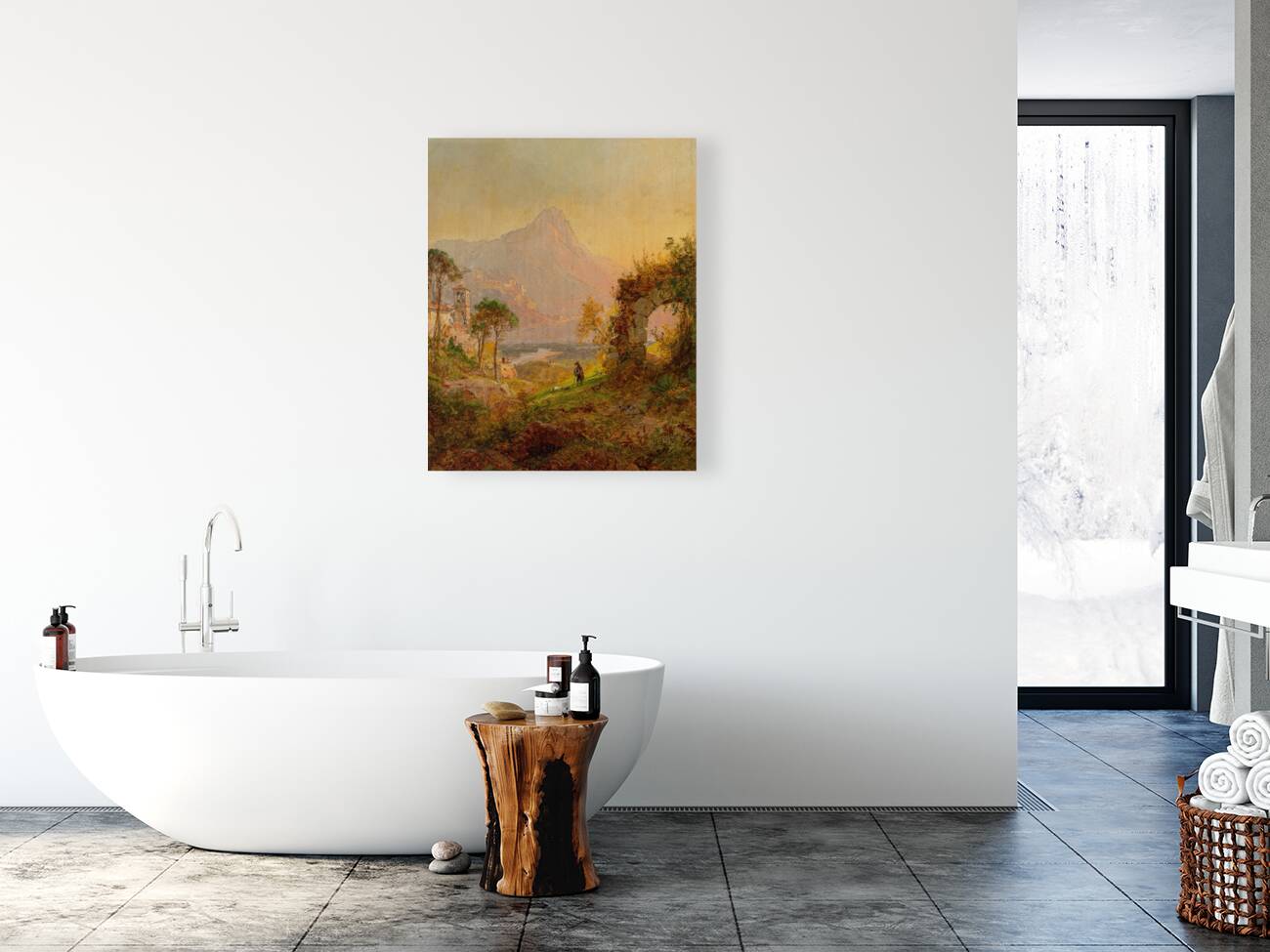 Villa d’Este. Tivoli [1877] by Jasper Francis Cropsey [1823–1900] Reproduction