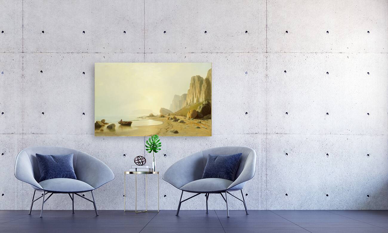 The Coast of Labrador [1866] by William Bradford [1823–1892] Reproduction