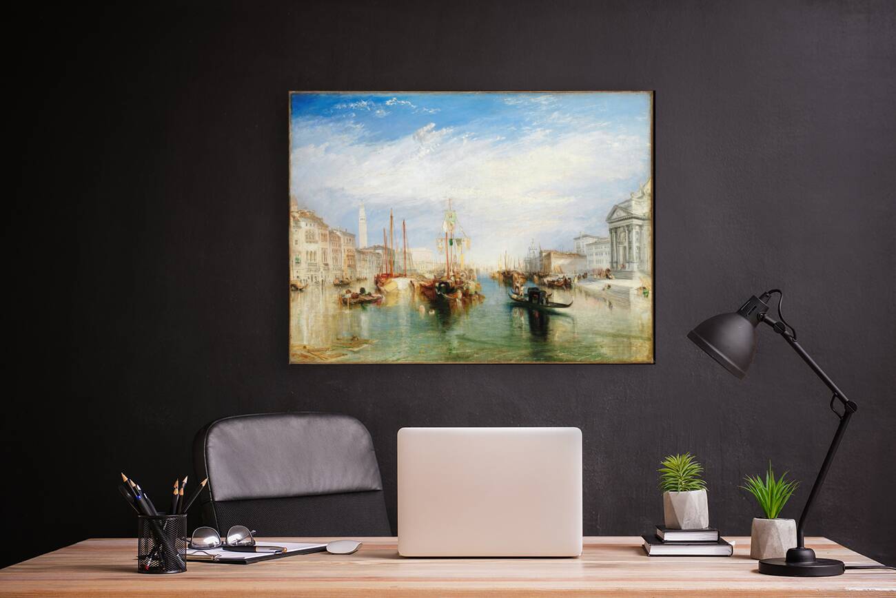 Venice. From the Porch of Madonna della Salute [ca. 1835] by Joseph Mallord William Turner [1775–1851] Reproduction