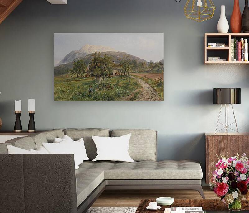 Blick auf den Dobratsch by Emil Barbarini [1855–1933] Reproduction