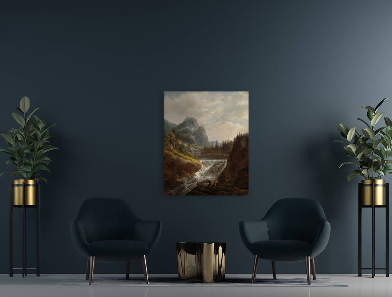 Norwegian Landscape [1822] by Johan Christian Dahl [1788–1857] Reproduction