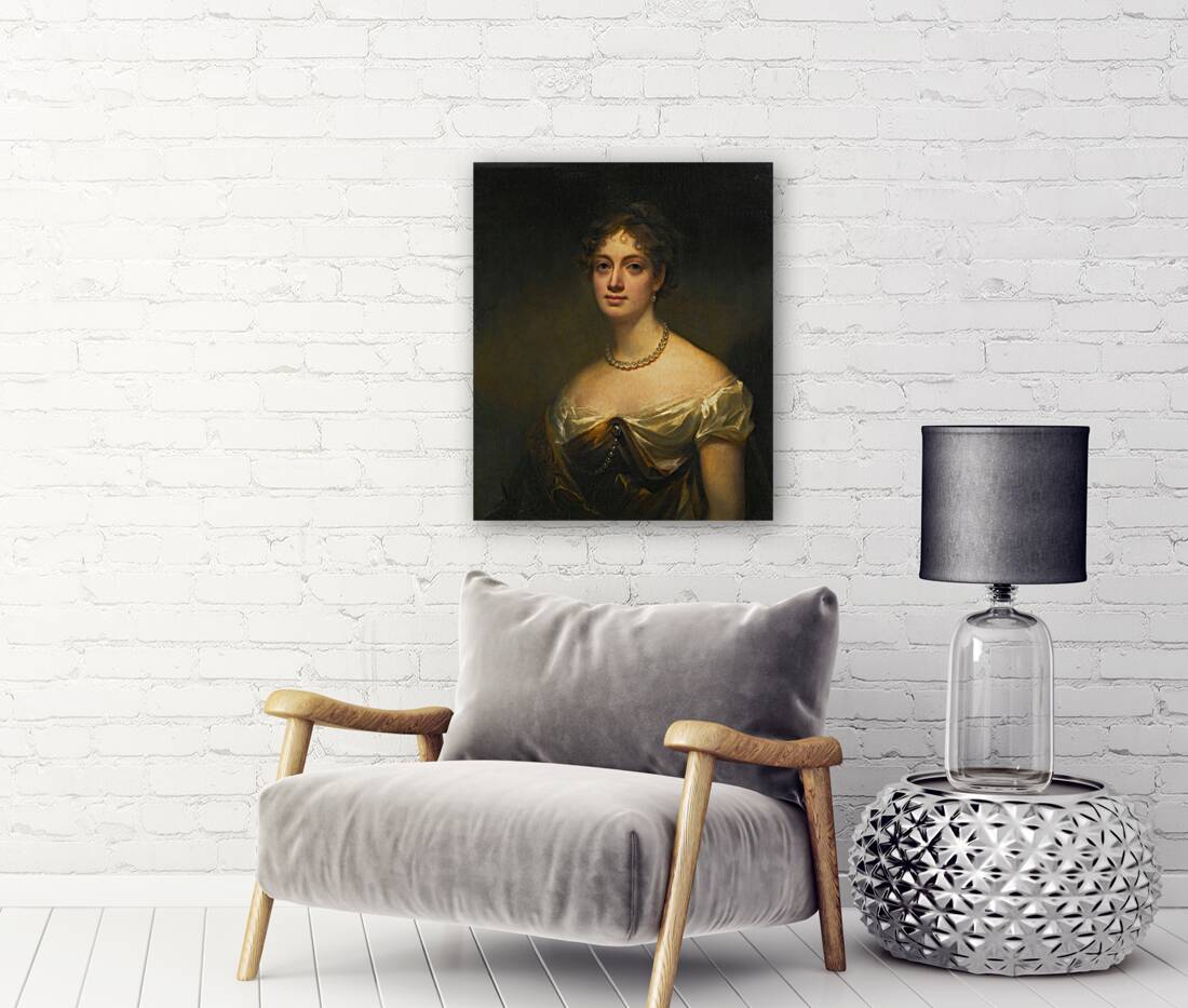 Portrait Of Anne Blair Maconochie Welwood Of Garvock. Lady Meadowbank [1784–1866] by Sir Henry Raeburn [1756–1823] Reproduction