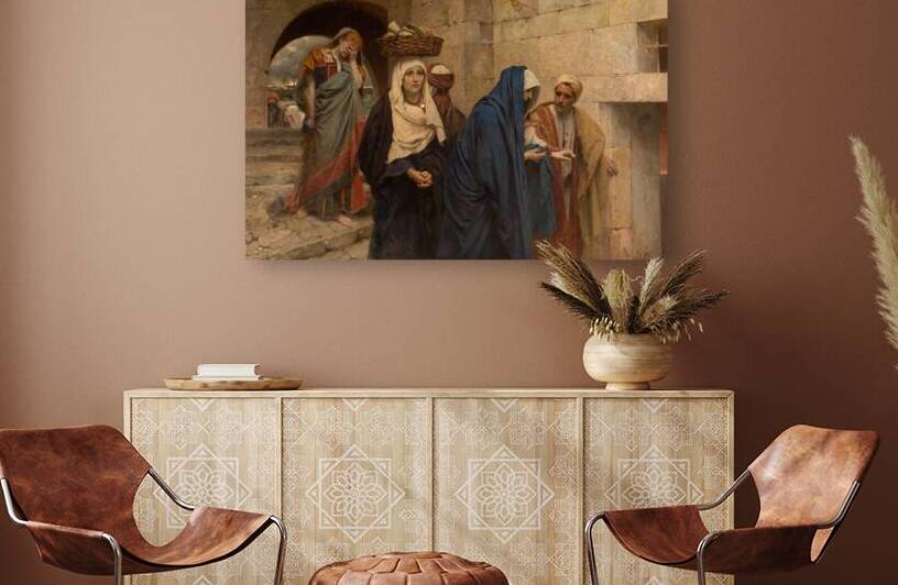 The Holy Women Returning from Christ’s Grave [1893] by Pierre Jean Van der Ouderaa [1841–1915] by MyCozyFineArt