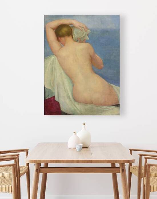 Desnudo de Espalda con Caracol [circa 1925] by Ángel Zárraga [1886–1946] by MyCozyFineArt
