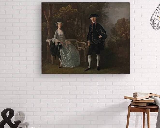 Lady Lloyd and Her Son Richard Savage Lloyd of Hintlesham Hall Suffolk [circa 1745–46] by Thomas Gainsborough [1727–1788] by MyCozyFineArt