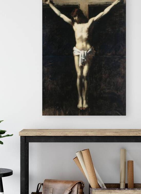 Christ en Croix [1889–92] by Jean Jacques Henner [1829–1905] by MyCozyFineArt