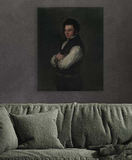 Tiburcio Pérez y Cuervo [1785–1841] the Architect [1820] by Francisco de Goya [1746–1828] by MyCozyFineArt