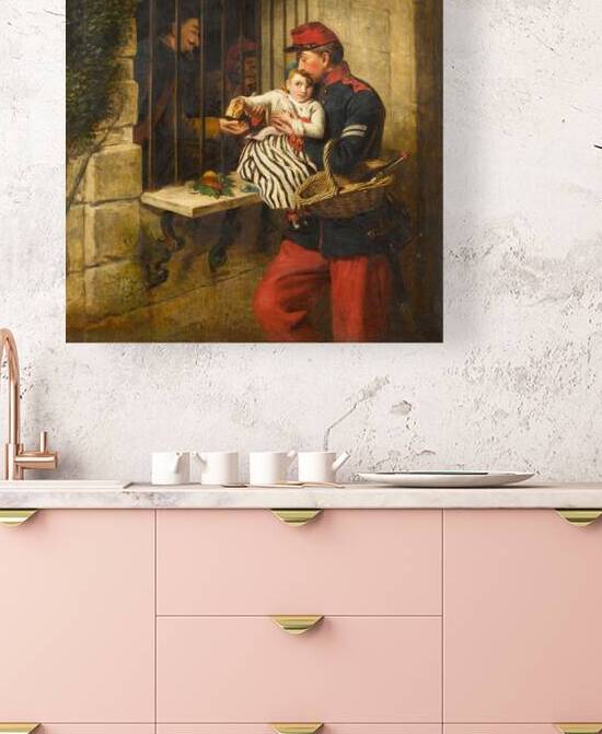 Interior of Marseilles Prison. A Scene from Little Dorrit [1859] by William Powell Frith [1819–1909] by MyCozyFineArt