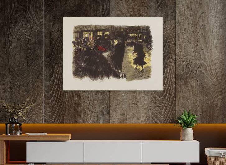 Place le Soir [1899] by Pierre Bonnard [1867–1947] by MyCozyFineArt