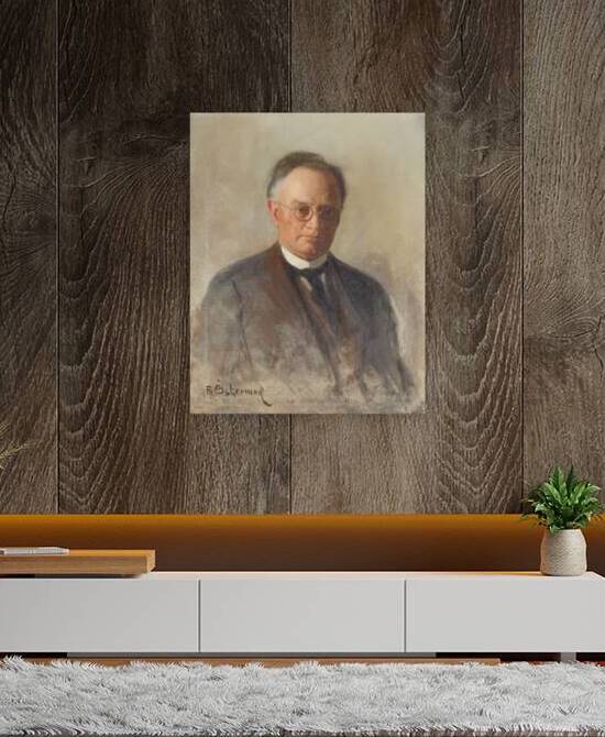 Professor Johan Gunnar Andersson by Bernhard Österman [1870–1938] by MyCozyFineArt