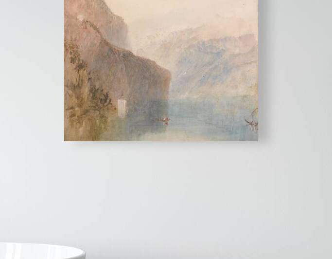 Tell’s Chapel. Lake Lucerne [1841] by Joseph Mallord William Turner [1775–1851] by MyCozyFineArt