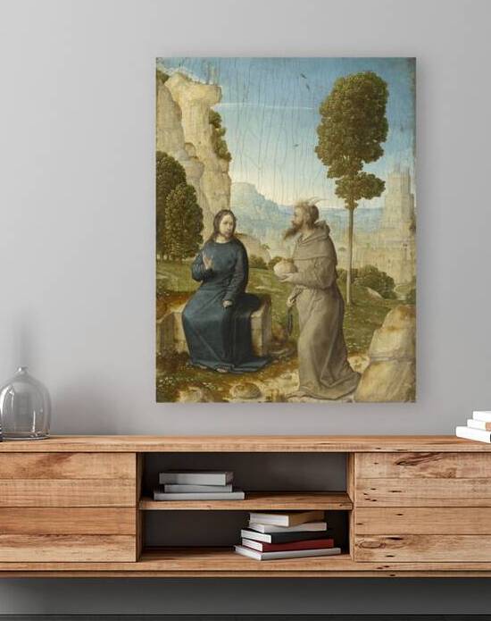 The Temptation of Christ [c. 1500–1504] by Juan de Flandes [c. 1460–1519] by MyCozyFineArt