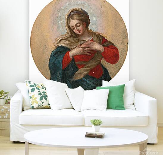 The Virgin Mary Immaculate [17th Century] by Genoese School [17th–18th Century] by MyCozyFineArt