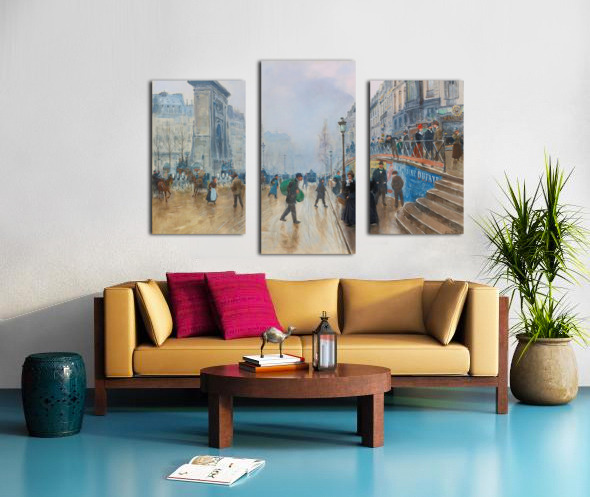 Le boulevard Saint–Denis à Paris [1899] by Jean Béraud [1849–1935