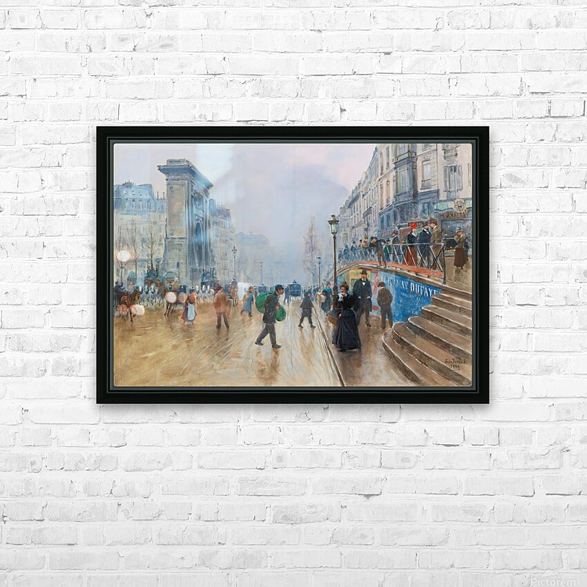 Le boulevard Saint–Denis à Paris [1899] by Jean Béraud [1849–1935