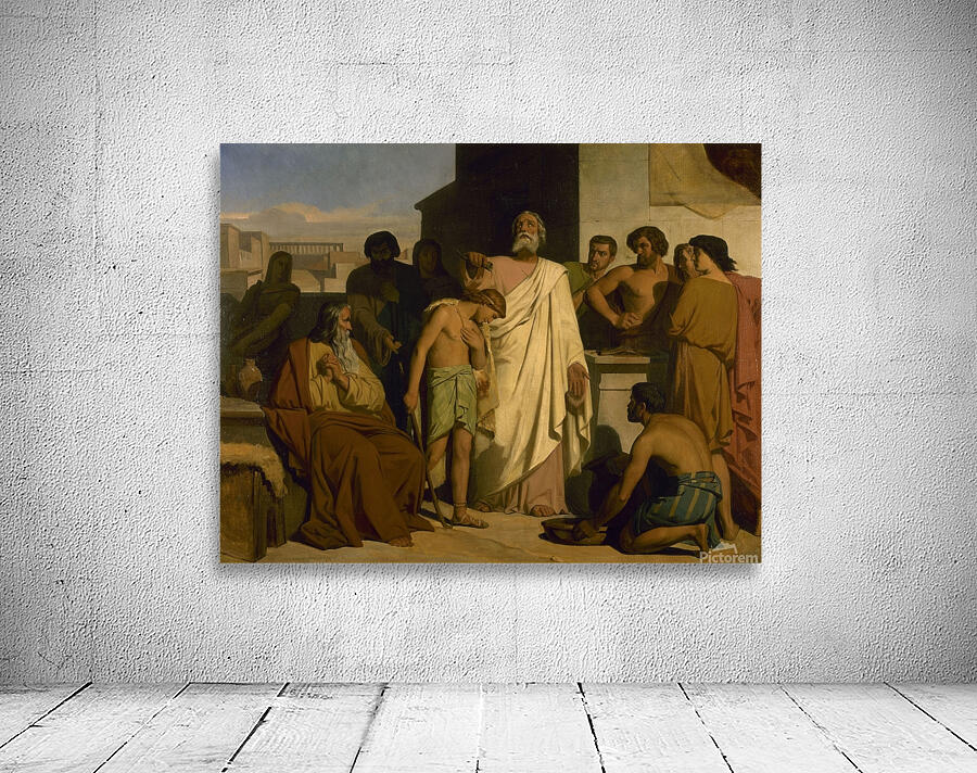The Anointing of David by Samuel [1842] by Félix Joseph Barrias [1822 ...