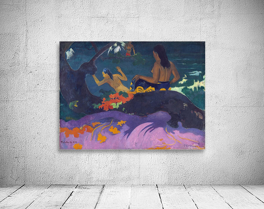Fatata te Miti [By the Sea] [1892] by Paul Gauguin [1848–1903] by ...
