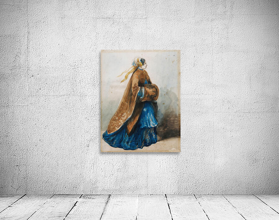 An Elegant Lady by Constantin Guys [1805–1892] Wall Preview