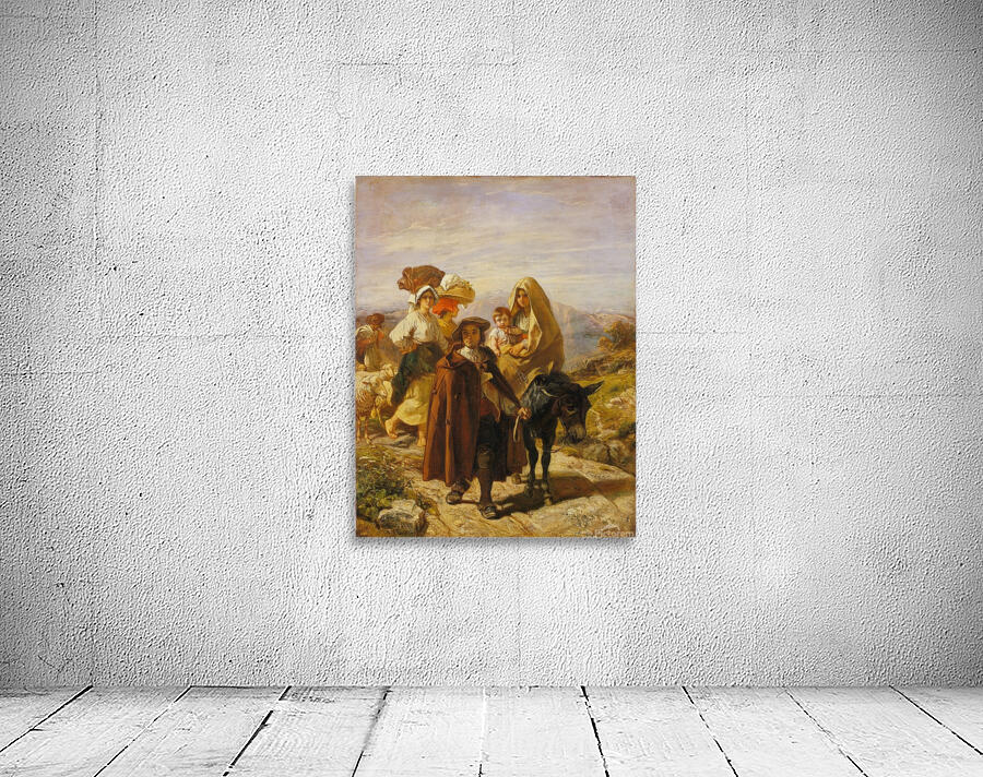 Peasants of Béarn [1846] by Camille–Joseph–Etienne Roqueplan [1803–1855] Wall Preview