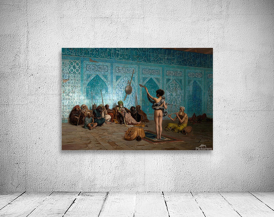 Snake Charmer [c. 1879] by Jean–Léon Gérôme [1824–1904] Wall Preview