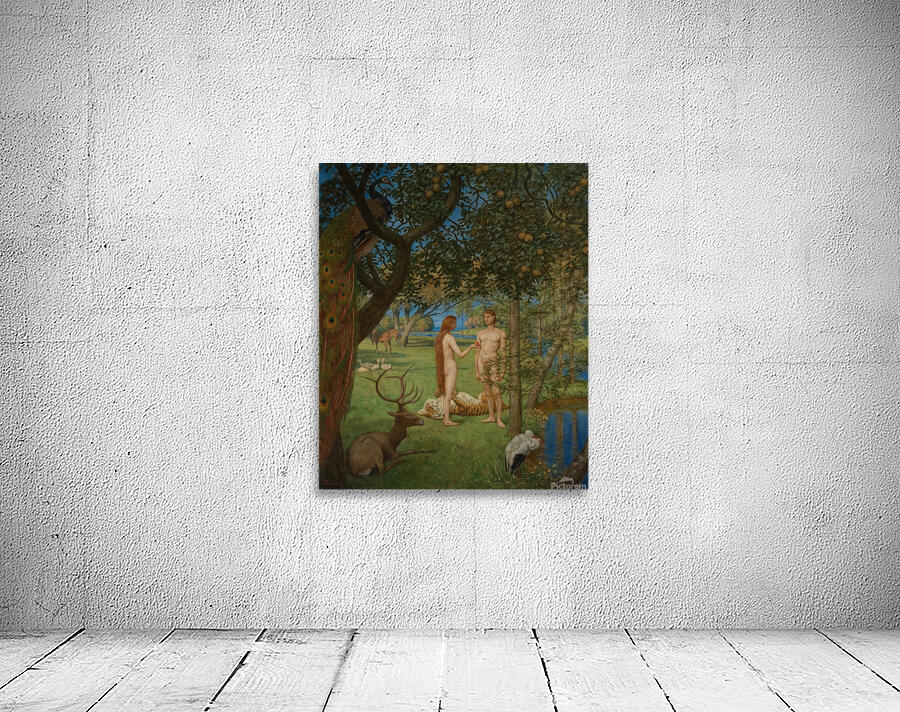 Das Paradies [1901] by Hans Thoma [1839–1924] Wall Preview