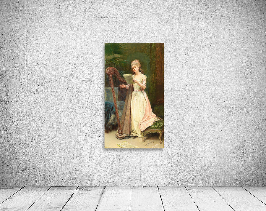 The rehearsal by Raimundo de Madrazo y Garreta [1841–1920] Wall Preview