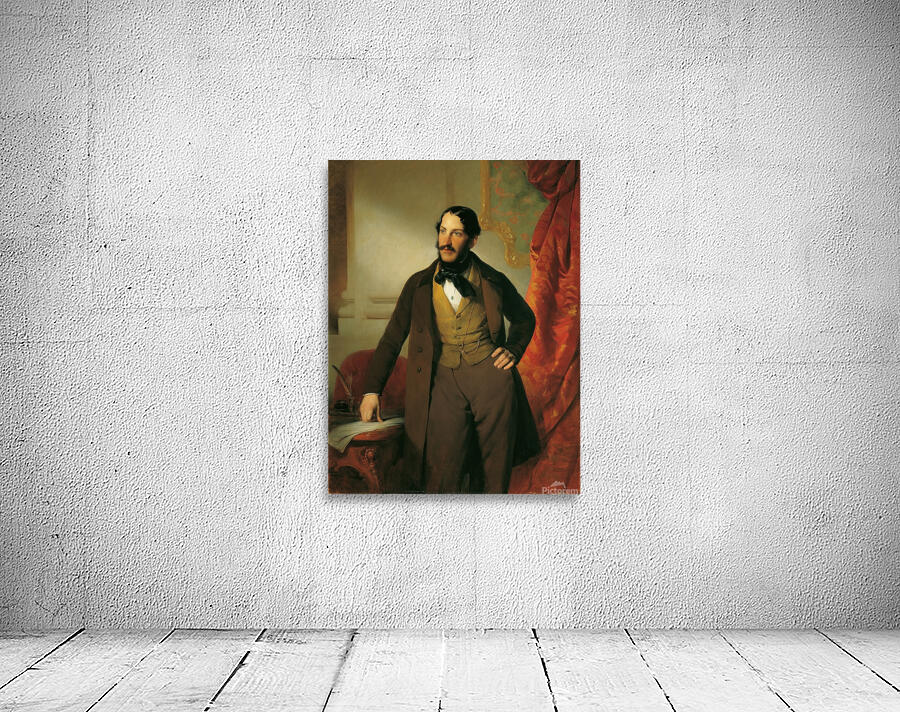 Der Industrielle Maximilian Todesco [1846] by Friedrich von Amerling [1803–1887] Wall Preview