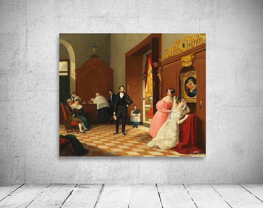 Braut wider Willen by Eugen Hummel [1812–1845] Wall Preview