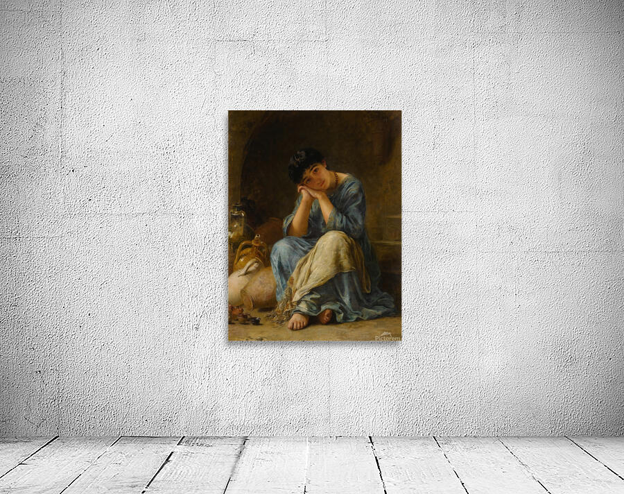 The Ionian Pottery Seller [1881] by Edwin Long [1829–1891] Wall Preview