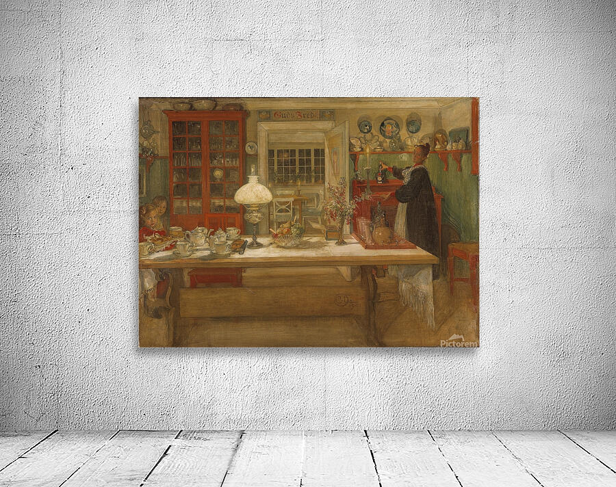 Getting Ready for a Game [1901] by Carl Larsson [1853–1919] Wall Preview