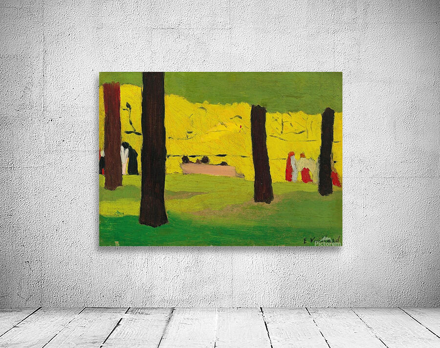 Le Banc Rose by Édouard Vuillard [1868–1940] Wall Preview