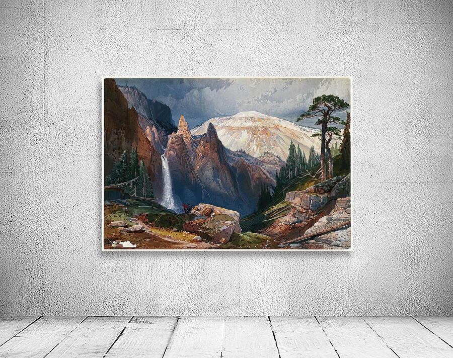 Tower Falls and Sulphur Mountain. Yellowstone [ca. 1875] by Thomas Moran [1837–1926] Wall Preview