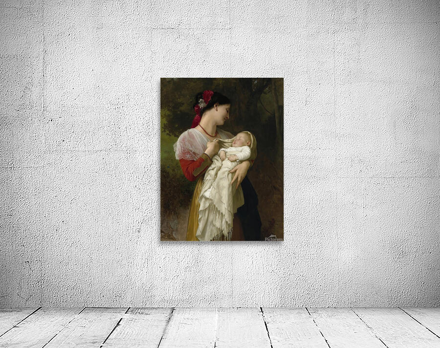 Admiration Maternelle by William Bouguereau [1825–1905] Wall Preview
