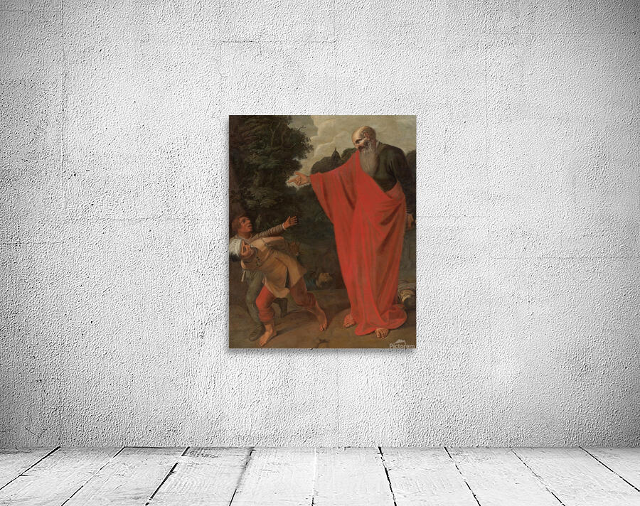 Mythological Figure In A Landscape by Jan Simonsz. Pynas [c. 1583–1631] Wall Preview