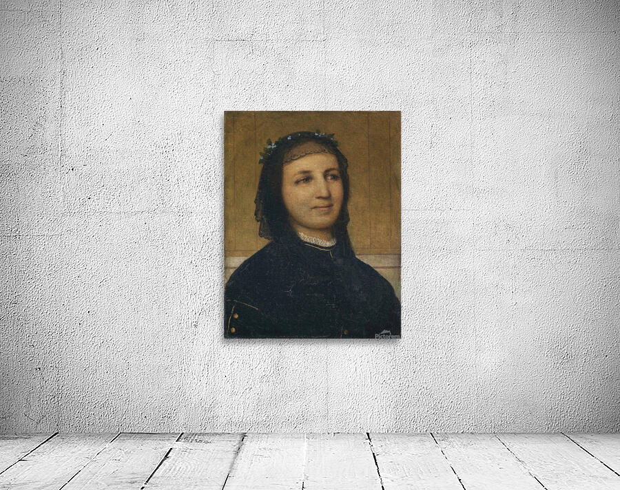 Bildnis Margaretha Antoinette Mähly–Schermar [1865] by Arnold Böcklin [1827–1901] Wall Preview