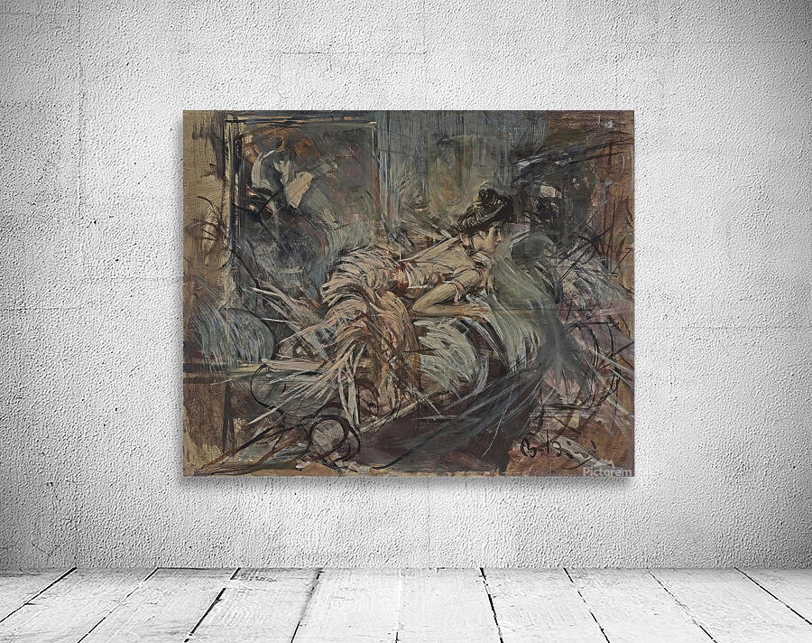 The Artist’s Model by Giovanni Boldini [1842–1931] Wall Preview