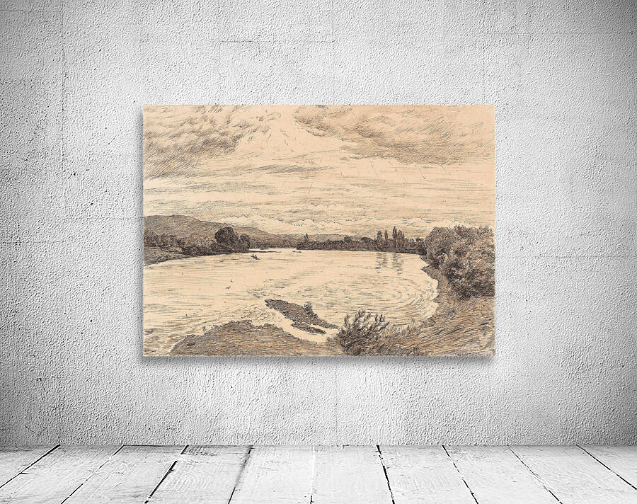 Am Wehr [Ca. 1870–1890] by Hans Thoma [1839–1924] Wall Preview