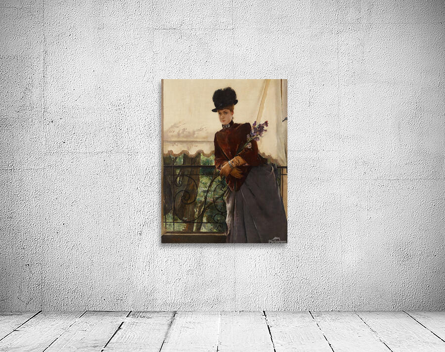 Portrait of Mademoiselle Dubois [1884] by Alfred Stevens [1823–1906] Wall Preview